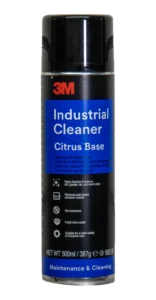 3M Industrial Cleaner citrusbaseret industrirens på 500 ml spraydåse til effektiv fjernelse af limrester, fedt og snavs på værksted og fabrik.