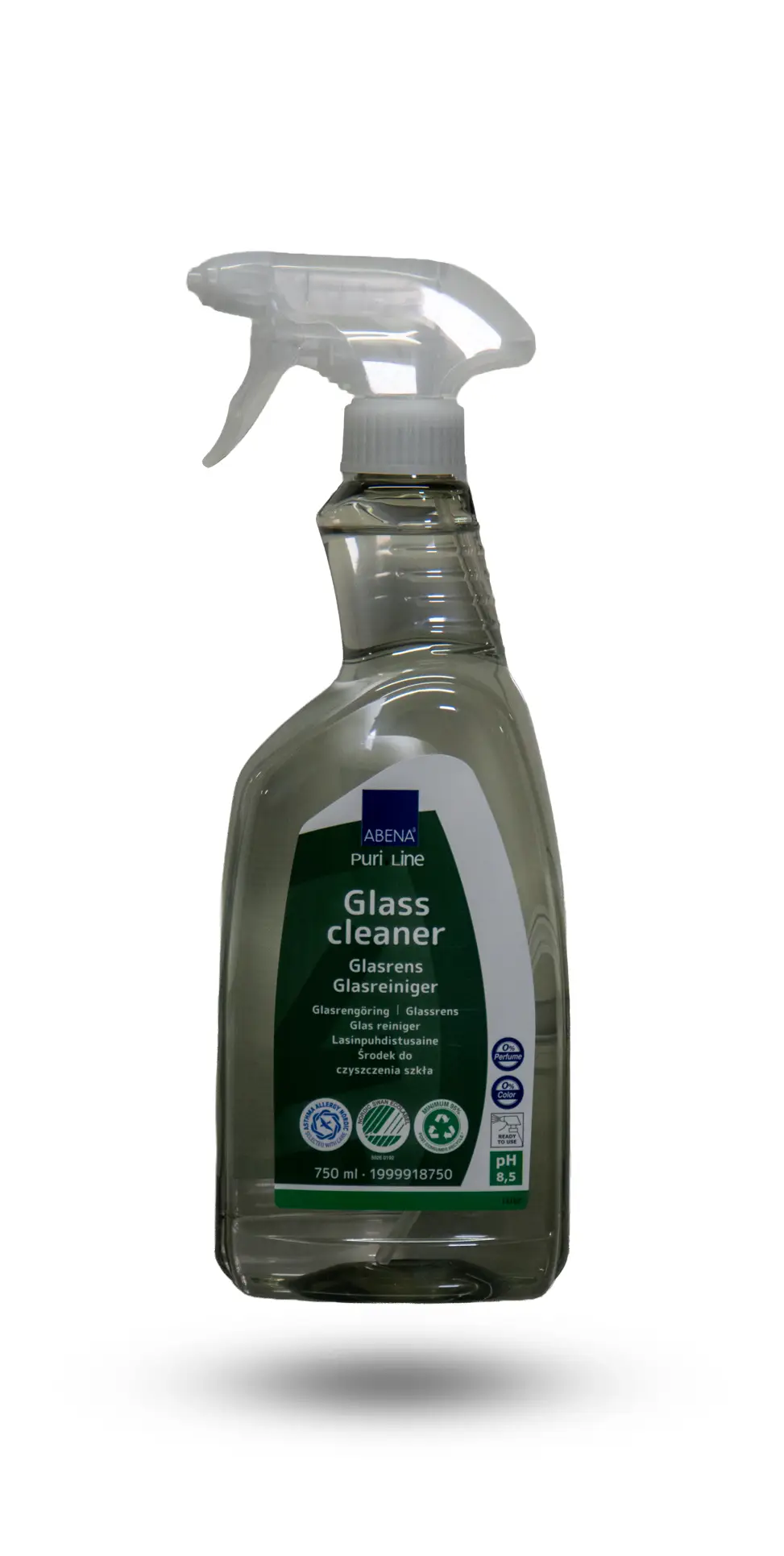Glass cleaner / glas rengøring fra abena puri line 750 ml