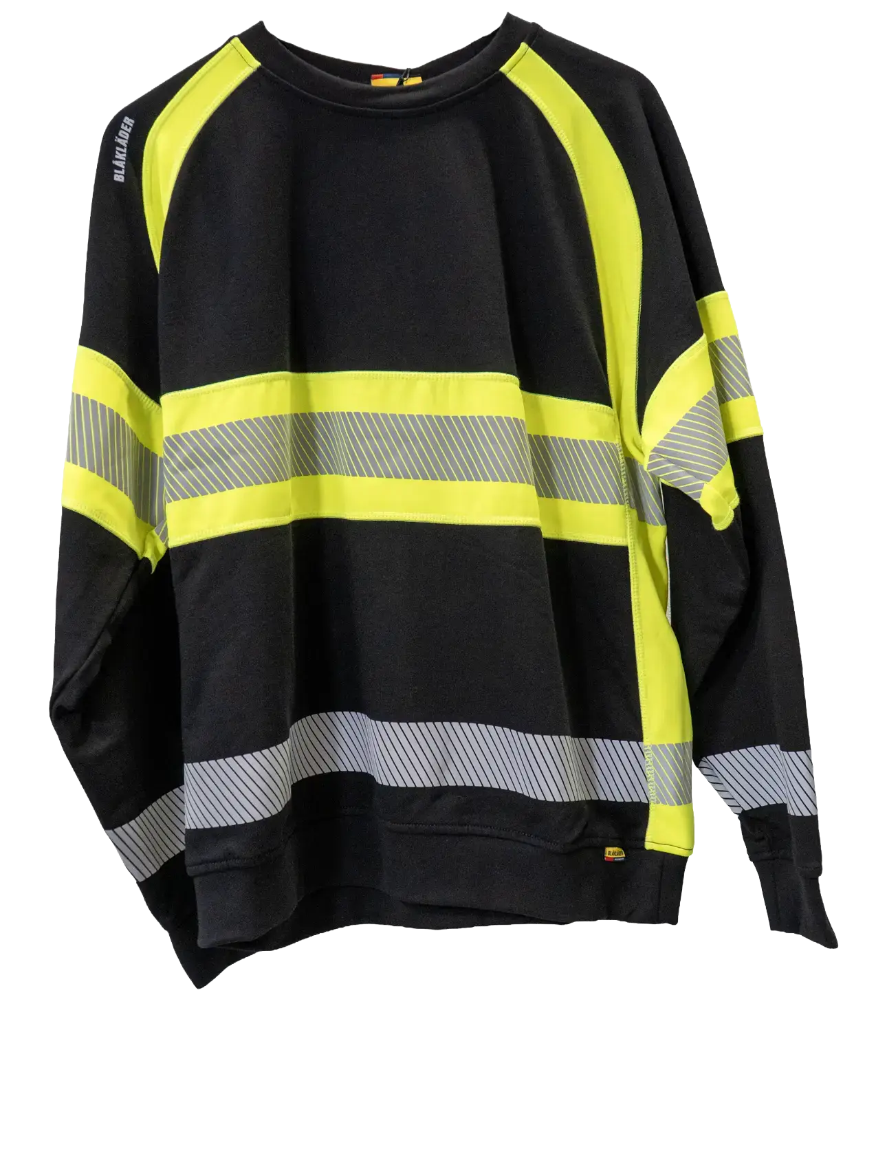 Blåkläder hi-vis sweatshirt til professionelle håndværkere og industriarbejdere. Personlig sikkerhedsudstyr fra Sikkerhedsgiganten