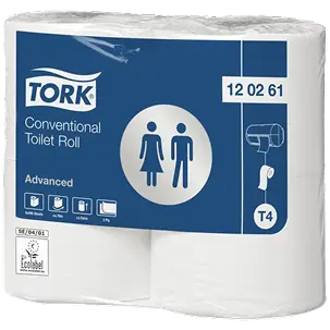 Tork-toilet-papir - rengøringsartikler